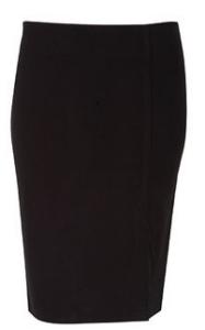 Pencil Skirt with Front Slit